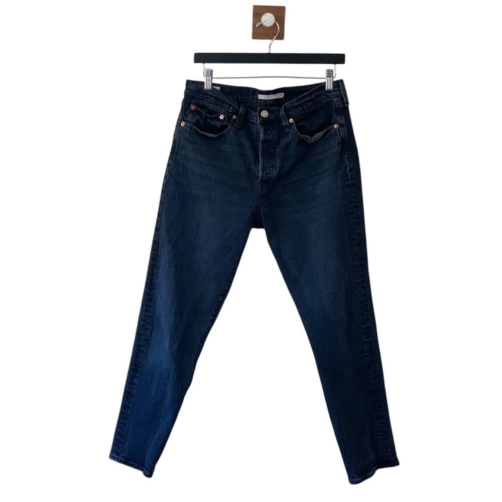 Levi’s Classic Wedgie Fit Button-Fly Dark Wash Jeans